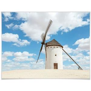 Wall-Art Poster "Windmühlen Don Quijote Spanien", Gebäude, (1 St.), Poster, Wandbild, Bild, Wandposter