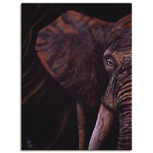 Artland Artprint Olifant als artprint van aluminium, artprint op linnen, muursticker of poster in verschillende maten