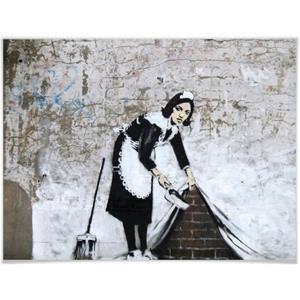 Wall-Art Poster "Graffiti Bilder Maid in London", Menschen, (1 St.), Poster, Wandbild, Bild, Wandposter