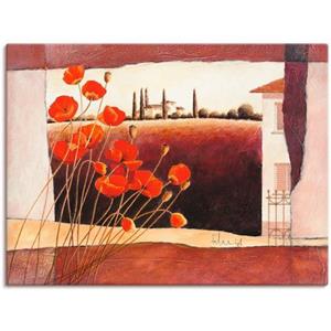 Artland Artprint Stilleven met zonnebloemen als artprint op linnen, muursticker of poster in verschillende maten