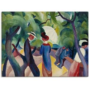 Artland Artprint Promenade. 1913 als artprint op linnen, muursticker of poster in verschillende maten