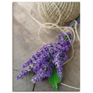 Artland Artprint Lavendel Struisvogel als artprint op linnen, muursticker of poster in verschillende maten