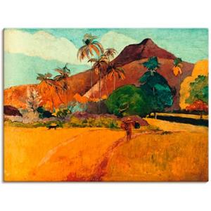 Artland Artprint Tahitisch landschap, 1891 als artprint van aluminium, artprint op linnen, muursticker of poster in verschillende maten