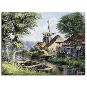 Artland Artprint De molen als artprint op linnen, muursticker of poster in verschillende maten