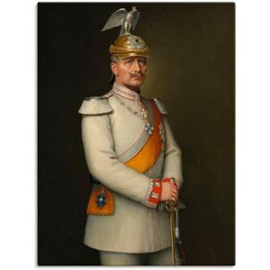 Artland Artprint Afbeelding van Kaiser Wilhelm II. als artprint op linnen, muursticker of poster in verschillende maten