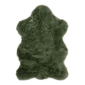 Tapeso Kindervloerkleed schaap - Fluffy olijfgroen - 55x80 cm - Groen