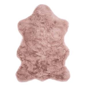 Tapeso Kindervloerkleed schaap - Fluffy roze - 55x80 cm - Roze