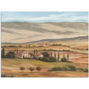 Artland Artprint Toscaans dal I als artprint van aluminium, artprint op linnen, muursticker of poster in verschillende maten