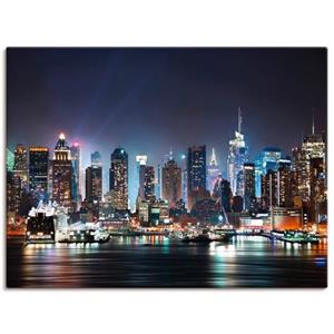 Artland Artprint New York City Times Square als artprint van aluminium, artprint op linnen, muursticker of poster in verschillende maten