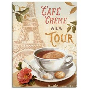 Artland Artprint Koffie in Europa III als artprint op linnen, muursticker of poster in verschillende maten