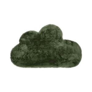 Tapeso Kindervloerkleed wolkje - Fluffy olijfgroen - 70x115 cm - Groen