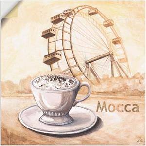 Artland Wandbild "Mocca in Wien", Kaffee Bilder, (1 St.), als Leinwandbild, Wandaufkleber in verschied. Größen