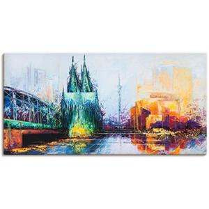 Artland Artprint Keulen Skyline als artprint van aluminium, artprint op linnen, muursticker of poster in verschillende maten