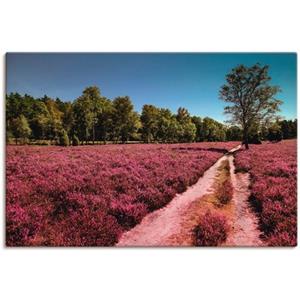 Artland Artprint Lüneburger heide Romantiek als artprint van aluminium, artprint op linnen, muursticker of poster in verschillende maten