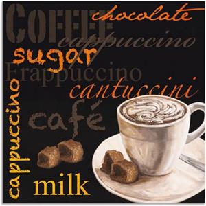 Artland Artprint Koffie als artprint van aluminium, artprint op linnen, muursticker of poster in verschillende maten