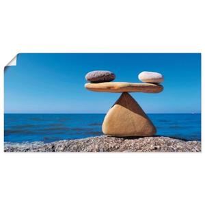 Artland Wandbild "Gleichgewicht - Steine Meer", Zen, (1 St.)