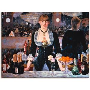 Artland Artprint De bar van de Folies-Bergeres, ca. 1881 als artprint van aluminium, artprint op linnen, muursticker of poster in verschillende maten