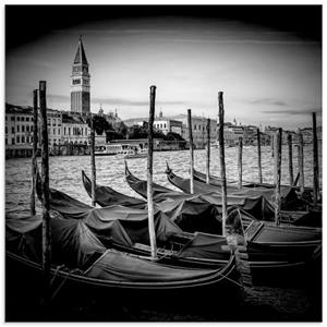 Artland Print op glas Venetië Canal Grande & Markustoren in verschillende maten