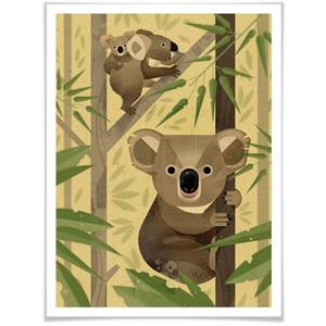 Wall-Art Poster Koala Poster, artprint, wandposter (1 stuk)