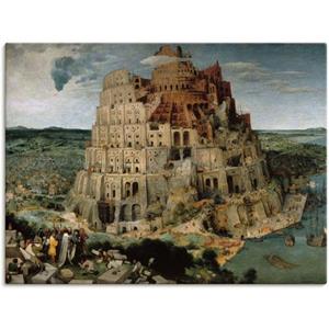 Artland Artprint De torenbouw van Babel. 1563 als artprint op linnen, muursticker of poster in verschillende maten