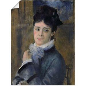 Artland Artprint Afbeelding van madame Claude Monet. 1872 als artprint op linnen, muursticker of poster in verschillende maten