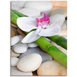 Artland Artprint Zen orchidee als artprint van aluminium, artprint op linnen, muursticker of poster in verschillende maten