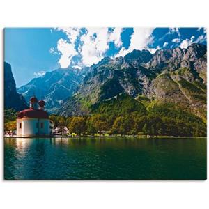 Artland Artprint St. Bartholomä (Königssee) I als artprint op linnen, muursticker of poster in verschillende maten