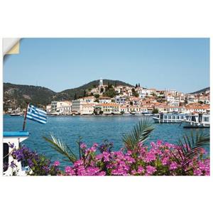 Artland Artprint Eiland Poros als artprint van aluminium, artprint op linnen, muursticker of poster in verschillende maten