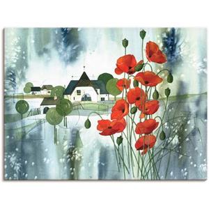 Artland Artprint Bloeiende papaver als artprint op linnen, muursticker of poster in verschillende maten