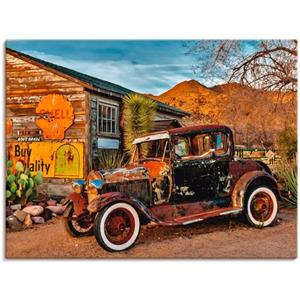 Artland Artprint Oldtimer Route 66 Hackberry als artprint op linnen, muursticker of poster in verschillende maten