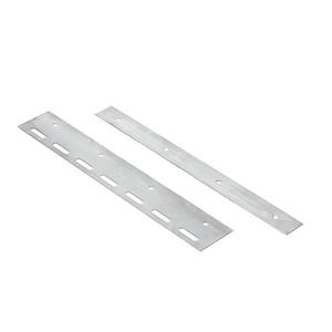 PVC-SHOP7 Lamellenvorhang Halteplatte aus Edelstahl für Streifenvorhänge 200mm, 