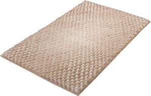 Kleine Wolke Badematte Cory , Höhe 24 mm, rutschhemmend beschichtet, fußbodenheizungsgeeignet, Polyester, rechteckig, Badteppich, modischer Farbverlauf, Hoch-Tief Effekt, waschbar