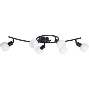 NOWA GmbH LED plafondspot Loxy, zwart, 6-lamps