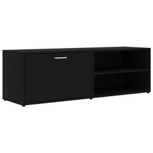 VidaXL Tv-meubel 120x34x37 cm bewerkt hout zwart
