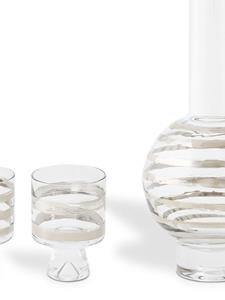 Tom Dixon Set van twee glazen en karaf - Beige