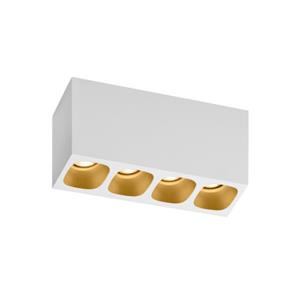 Wever & Ducré Wever Ducre Pirro Surface 4.0 Spot - Wit - Goud