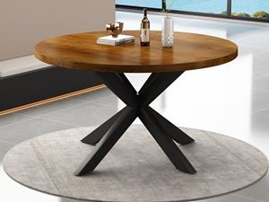 Mobistoxx Ronde salontafel MARIONA 130 cm mangolia bruin