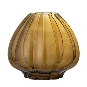 Bloomingville-collectie Lezanne vaas bruin glas