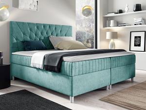 Mobistoxx Boxspring PRODIGY 160x200 cm appelblauwzeegroen