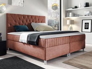 Mobistoxx Boxspring PRODIGY 160x200 cm vintage bruin