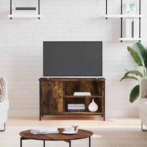 VidaXL Tv-meubel 80x40x50 cm bewerkt hout gerookt eikenkleurig