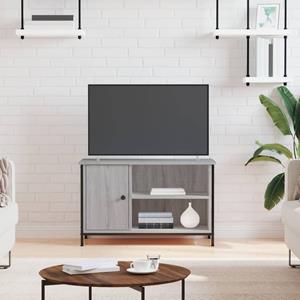 VidaXL Tv-meubel 80x40x50 cm bewerkt hout grijs sonoma eikenkleurig