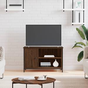 VidaXL Tv-meubel 80x40x50 cm bewerkt hout bruineikenkleurig