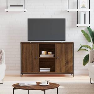 VidaXL Tv-meubel 100x35x65 cm bewerkt hout bruineikenkleurig