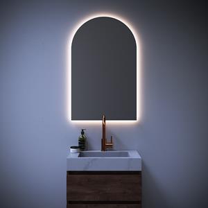 Sanituba Arch spiegel in boogvorm 60x95cm met verlichting