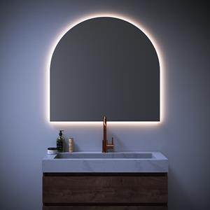 Sanituba Arch spiegel in boogvorm 100x95cm met verlichting