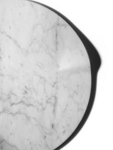 Marsotto Edizioni Telo marble round tray - Wit