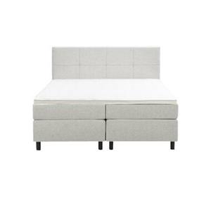 Leen Bakker Boxspring Billund - ecru - 160x200 cm - ronde poot