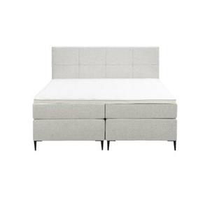 Leen Bakker Boxspring Billund - ecru - 160x200 cm - slanke poot