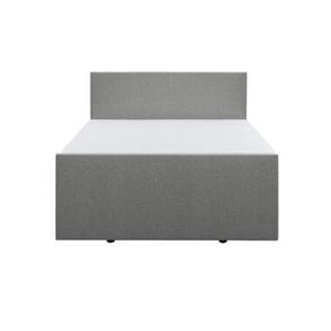 Leen Bakker Boxspring met voetbord Arendal - lichtgrijs - 160x200 cm - slanke poot